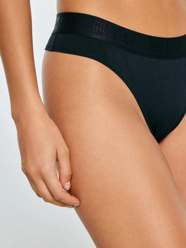 Stringi damskie czarne Harriet 906