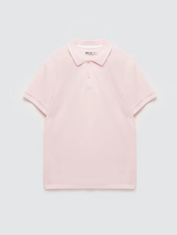 Koszulka męska polo różowa Wladym 601