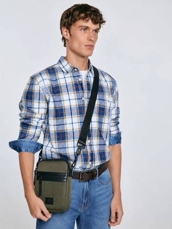 Torba męska typu crossbody khaki Wotino 303