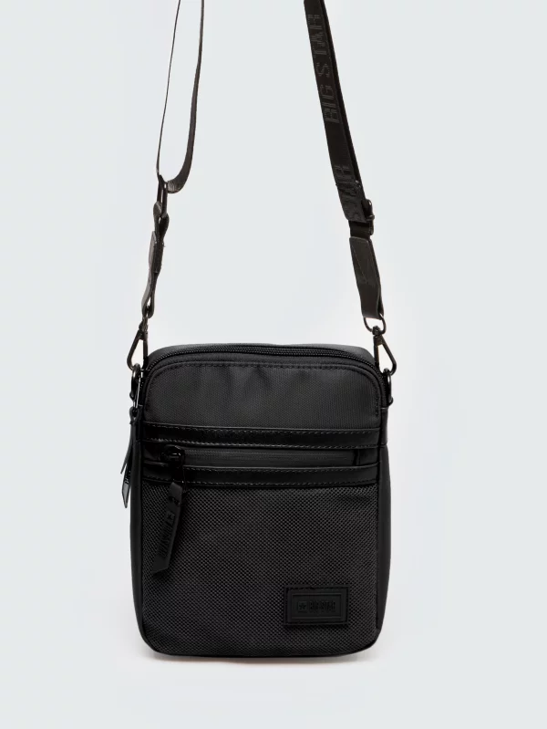 Torba męska typu crossbody czarna Wotino 906