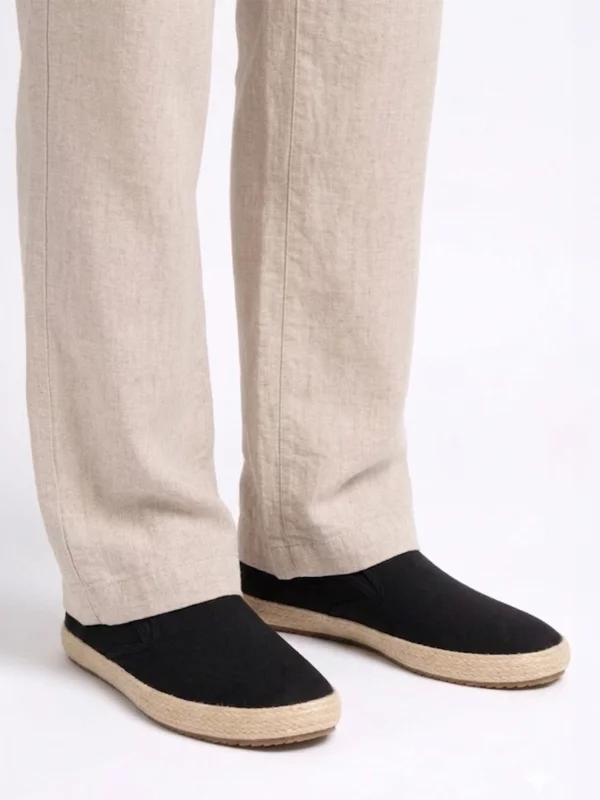 Espadryle męskie czarne NN174406 906