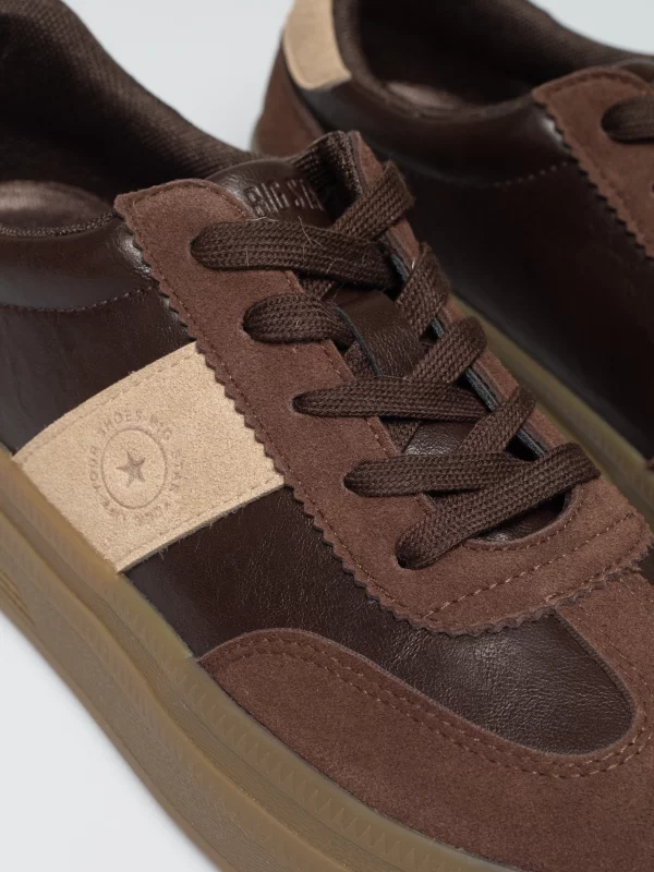 Sneakersy damskie brązowe UU274014 803