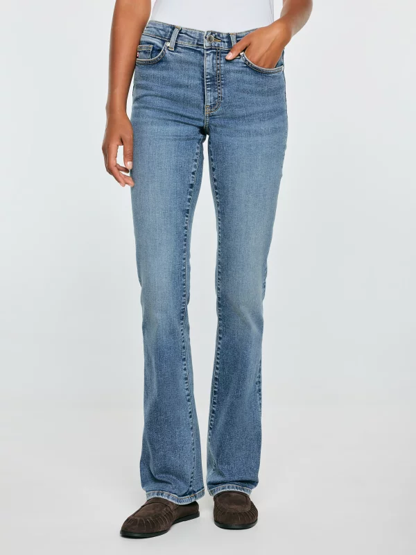 Jeansy damskie bootcut niebieskie Anela 488