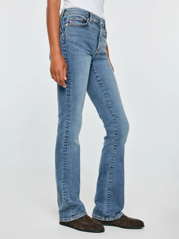 Jeansy damskie bootcut niebieskie Anela 488