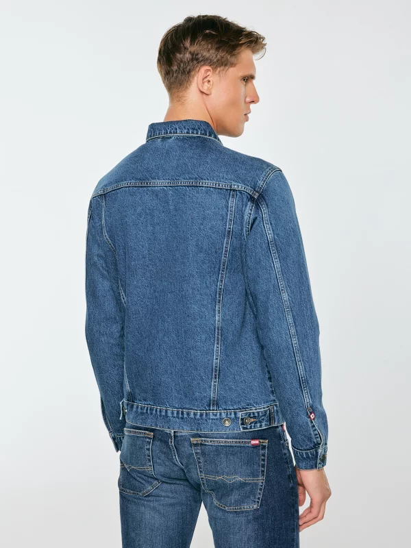Kurtka męska jeansowa niebieska Charlie 489