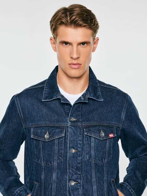 Kurtka męska jeansowa granatowa Charlie 564