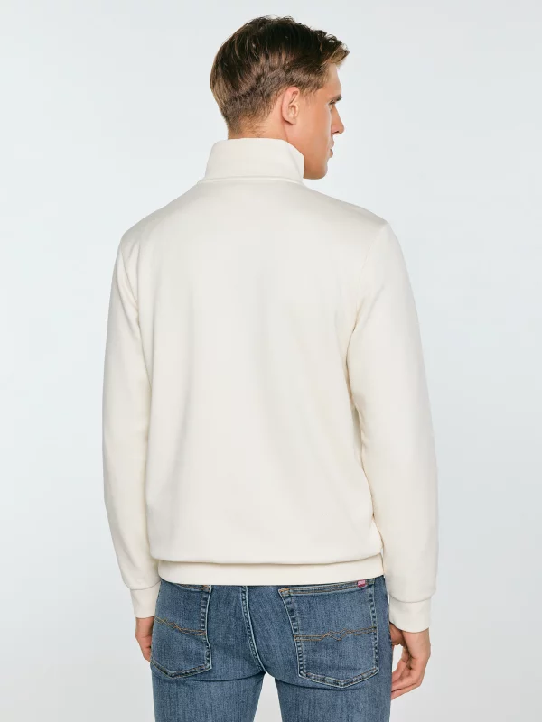 Bluza męska ze stójką perłowa Marcell 103