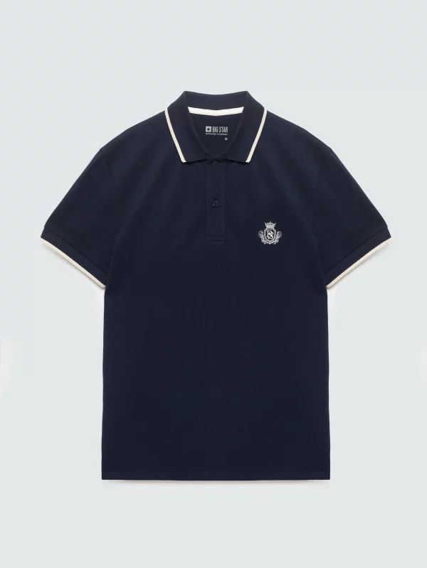 Koszulka męska polo granatowa Seller 403