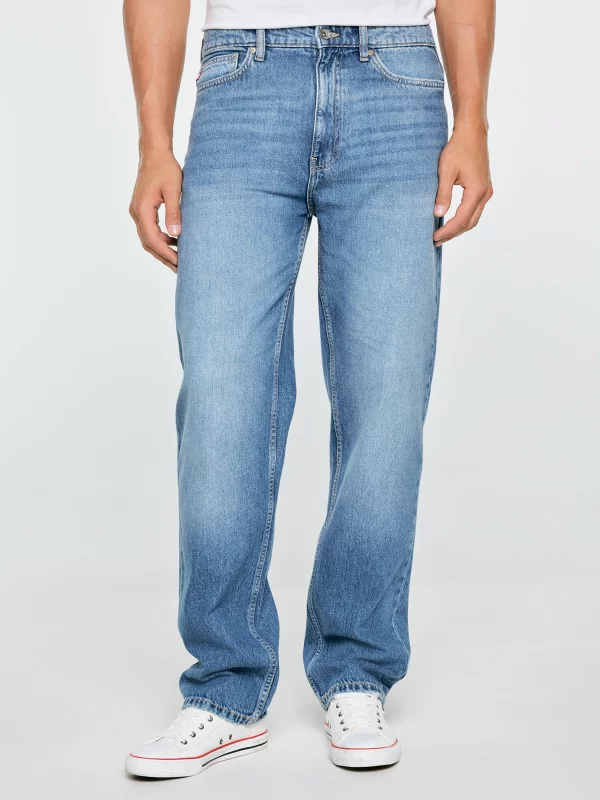 Jeansy męskie loose niebieskie Zack 439