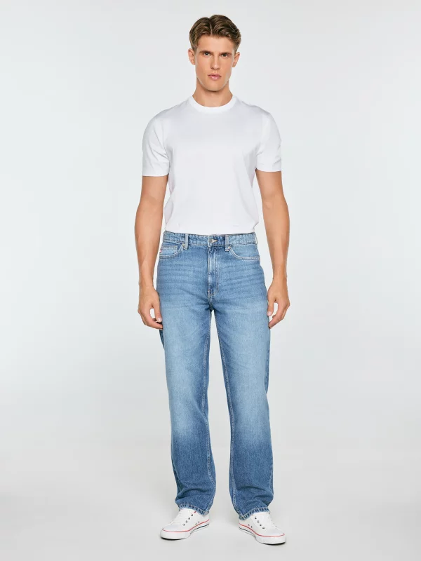 Jeansy męskie loose niebieskie Zack 439
