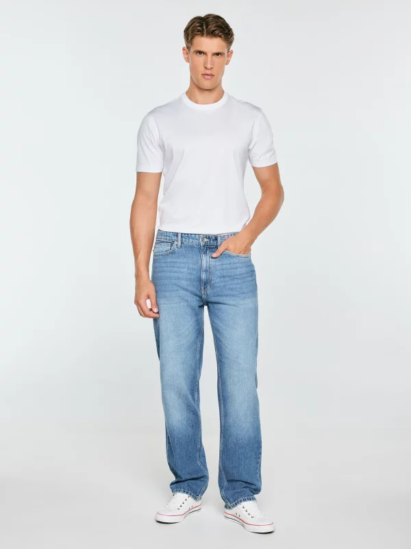 Jeansy męskie loose niebieskie Zack 439
