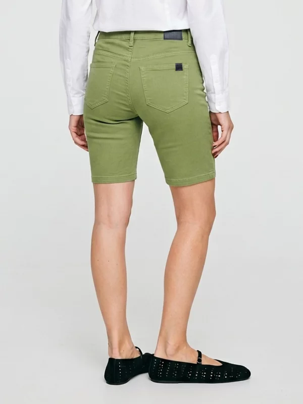 Szorty damskie jeansowe zielone Kira 357