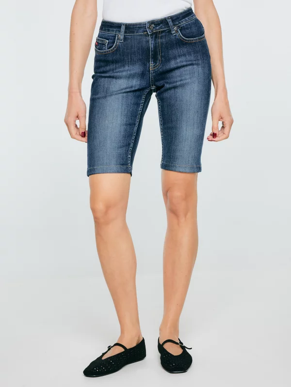 Szorty damskie jeansowe niebieskie Camille 454