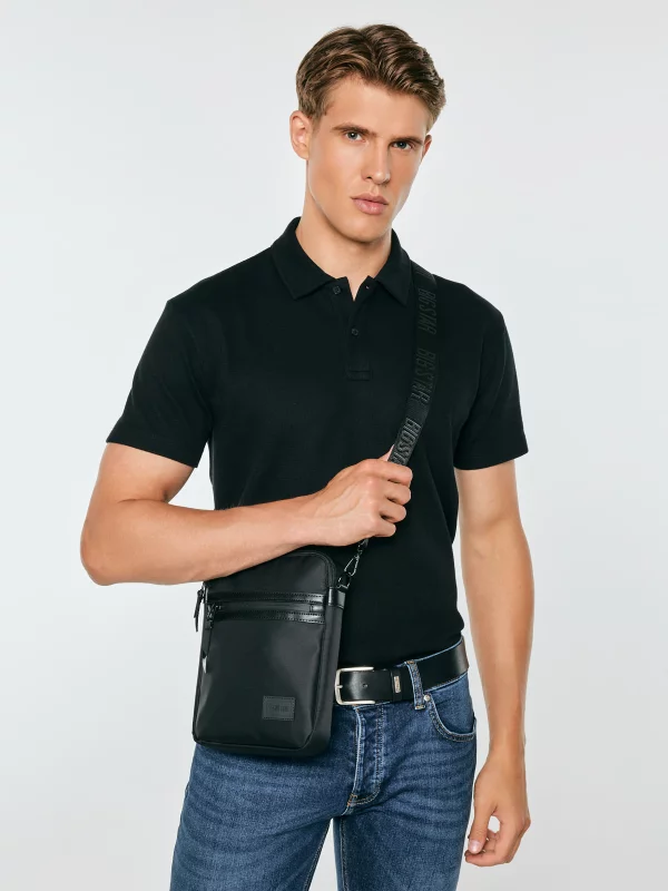 Torba męska typu crossbody czarna Markos 906