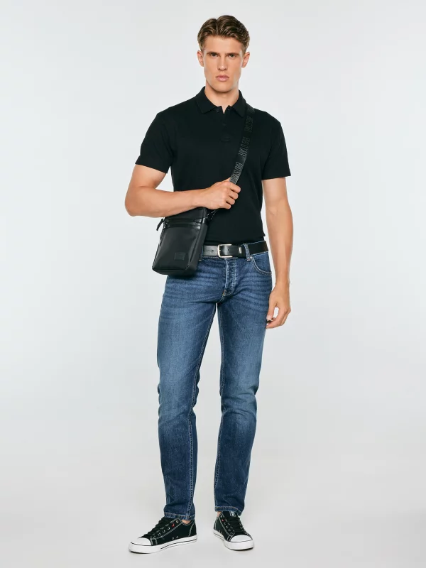 Torba męska typu crossbody czarna Markos 906