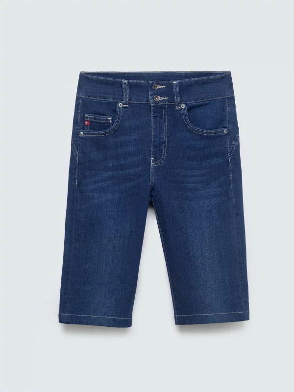 Szorty damskie jeansowe niebieskie Hosy 548