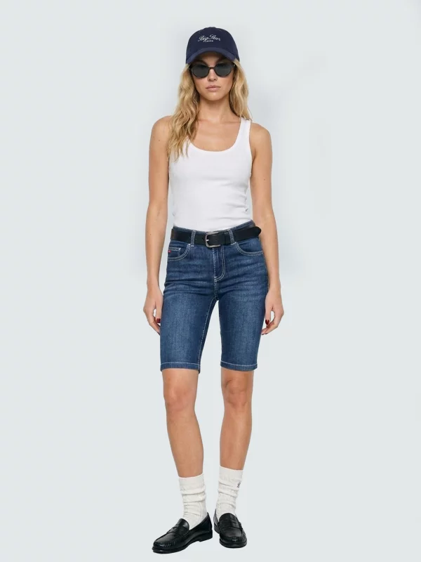 Szorty damskie jeansowe niebieskie Hosy 548