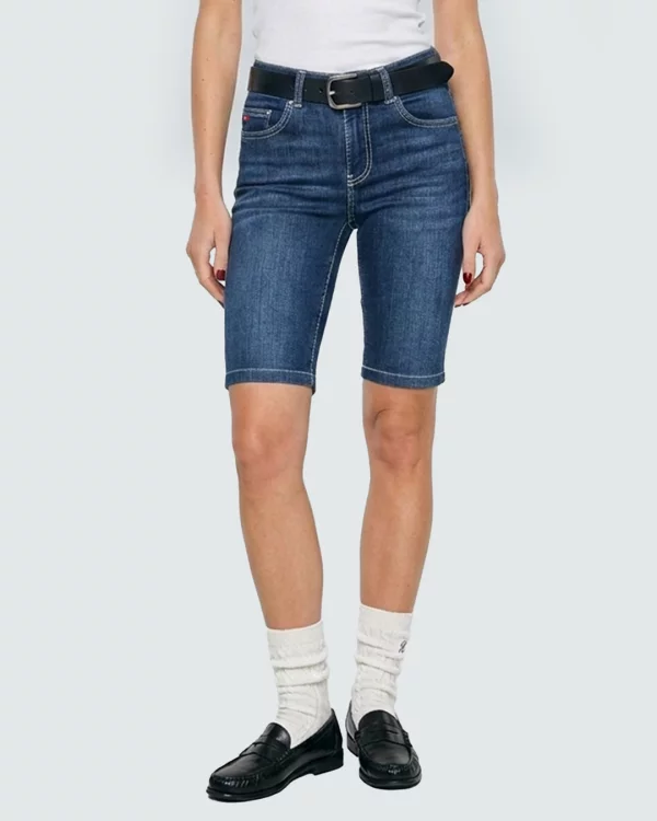 Szorty damskie jeansowe niebieskie Hosy 548