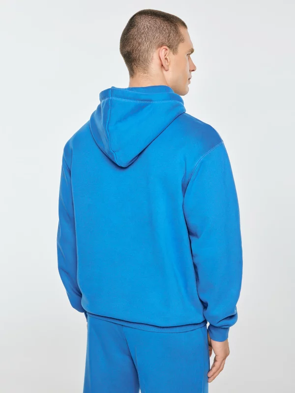 Bluza męska z kapturem i logo BIG STAR niebieska Noel 401