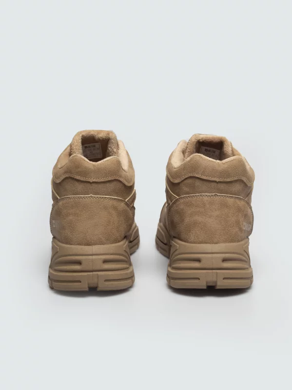 Sneakersy męskie ocieplane beżowe OO174581 801