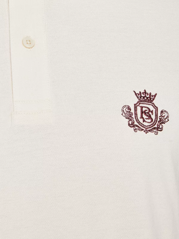 Koszulka męska polo perłowa Seller 103