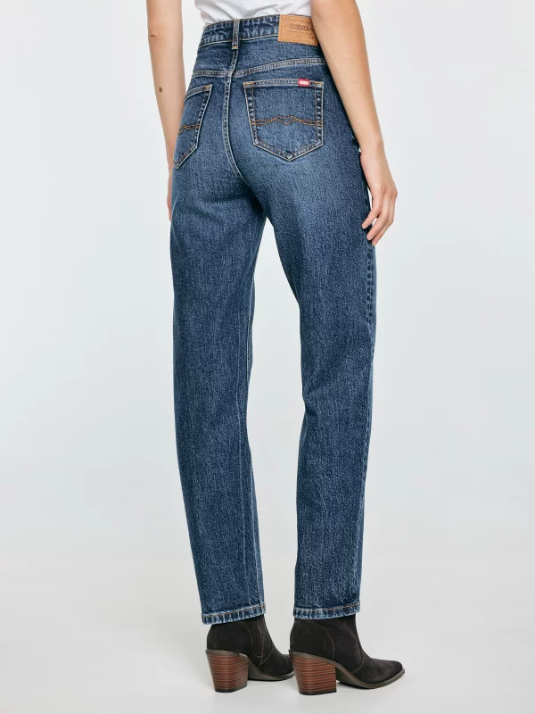 Jeansy damskie granatowe Avril 508