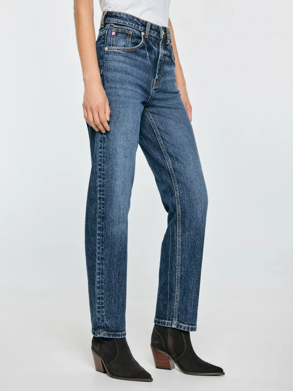 Jeansy damskie granatowe Avril 508