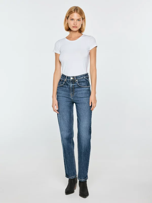 Jeansy damskie granatowe Avril 508