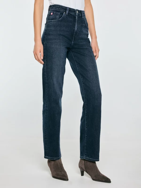 Jeansy damskie granatowe Avril 708