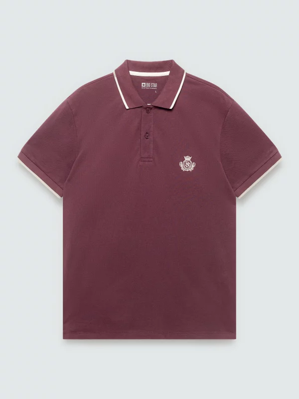 Koszulka męska polo bordowa Seller 604