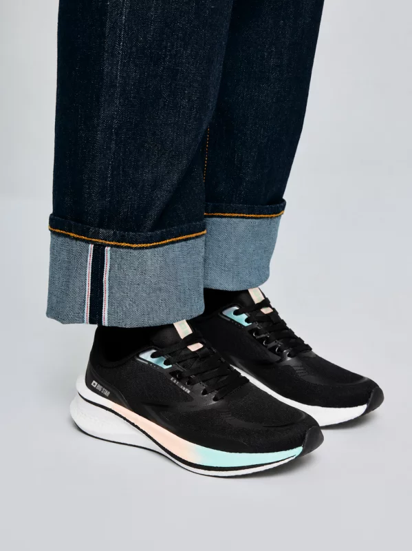 Sneakersy damskie czarne  RR274A160 906