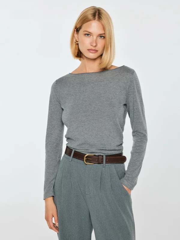 Sweter damski szary Marieta 902