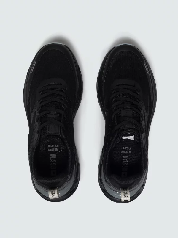 Sneakersy męskie czarne RR174022 906