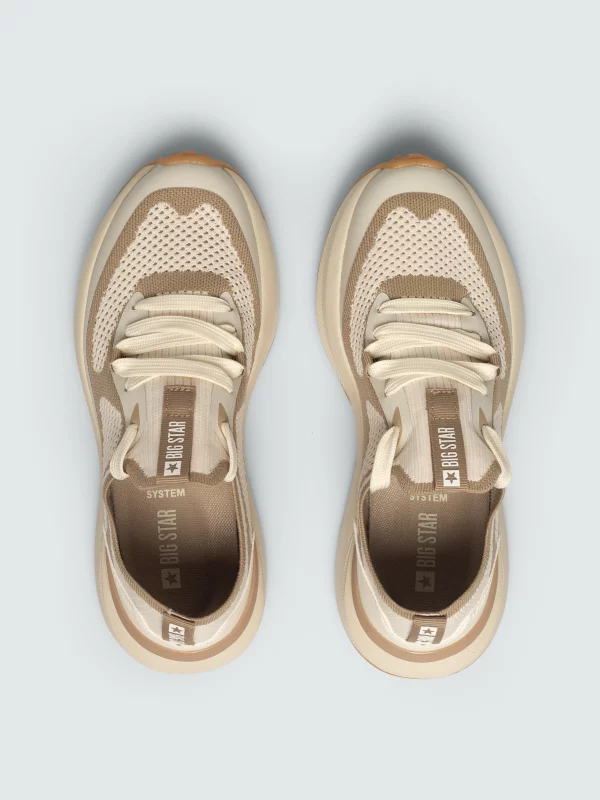 Sneakersy damskie beżowe TT274571 801