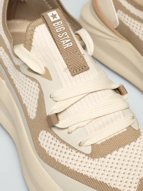 Sneakersy damskie beżowe TT274571 801