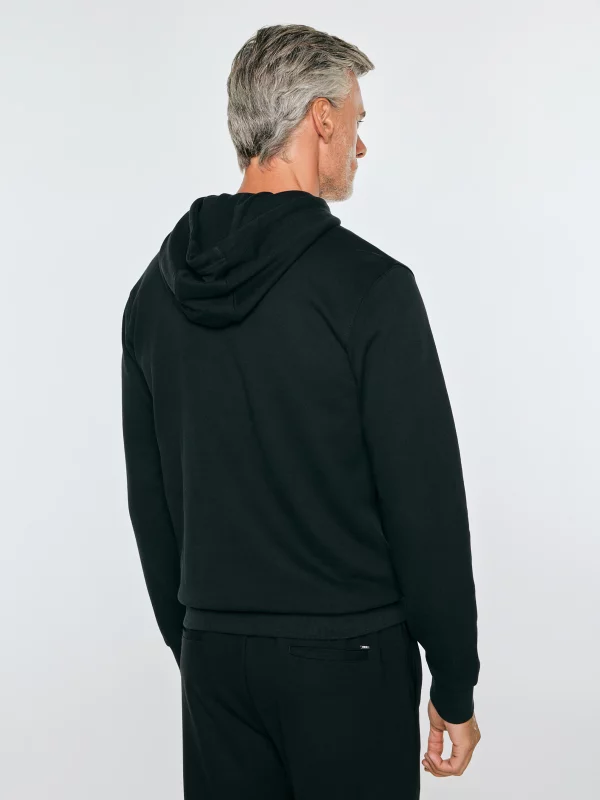 Bluza męska z kapturem czarna Bazyler 906