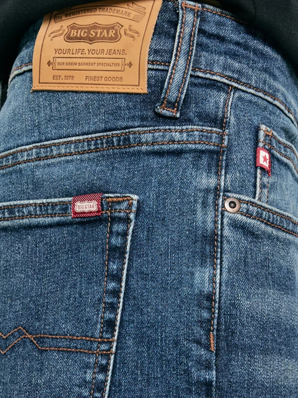 Jeansy męskie loose niebieskie Axel 492
