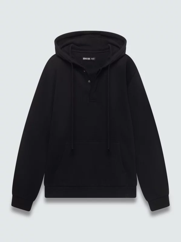 Bluza męska z kapturem czarna Bazyler 906