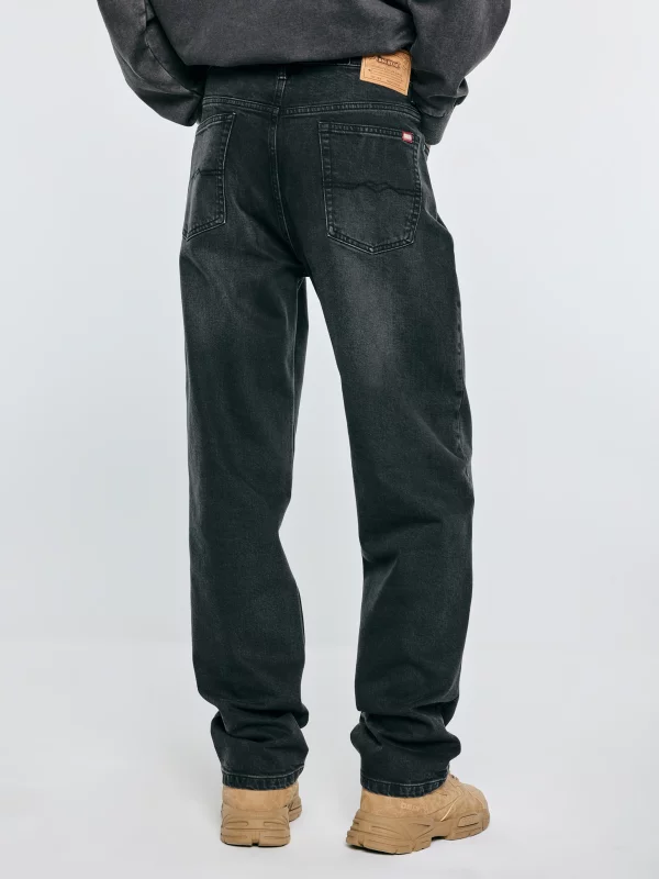 Jeansy męskie loose czarne Zack 931