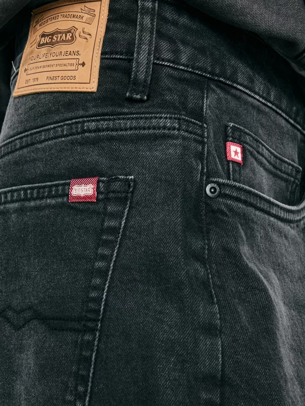 Jeansy męskie loose czarne Zack 931