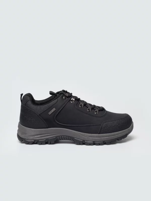 Buty męskie trekkingowe czarne UU174186 906