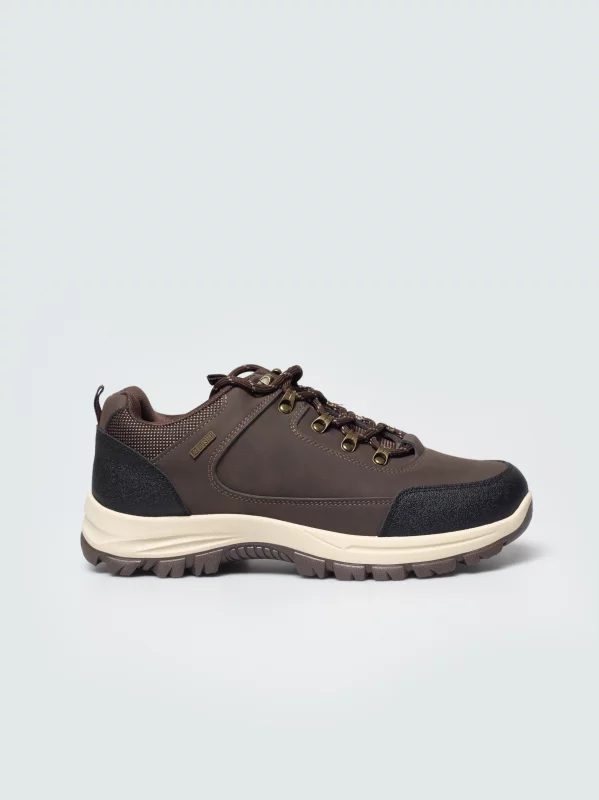Buty męskie trekkingowe brązowe UU174188 804