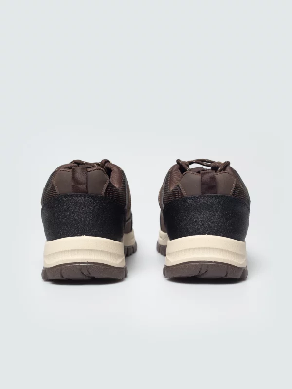 Buty męskie trekkingowe brązowe UU174188 804