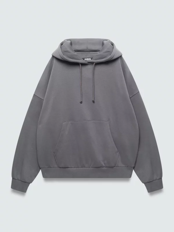 Bluza damska oversize z kapturem szara Jena 903