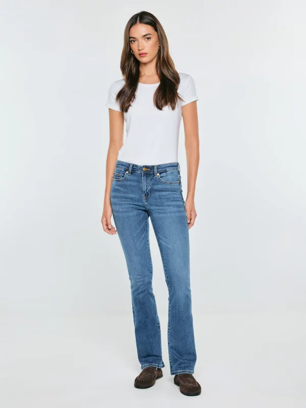 Jeansy damskie granatowe Adela Bootcut 503