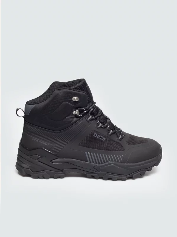 Buty męskie trekkingowe czarne UU174064 906