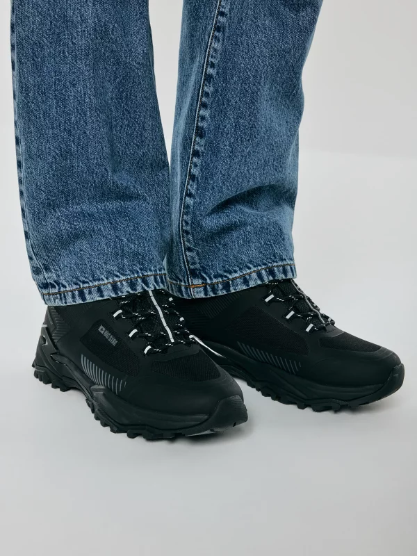 Buty męskie trekkingowe czarne UU174064 906