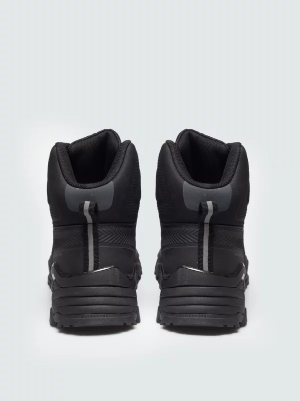 Buty męskie trekkingowe czarne UU174064 906