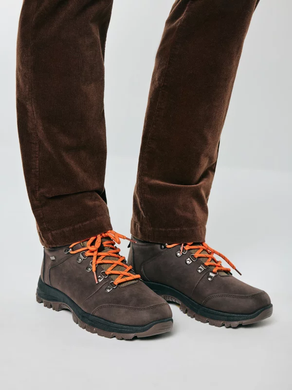 Buty męskie trekkingowe brązowe UU174195 804
