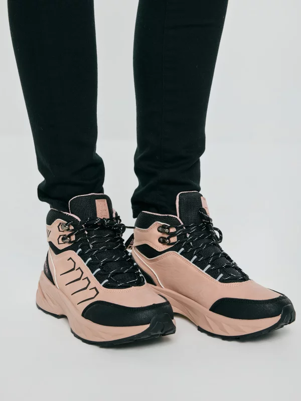 Buty damskie trekkingowe różowe UU274806 601